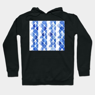 Chevron coastal watercolor Hoodie